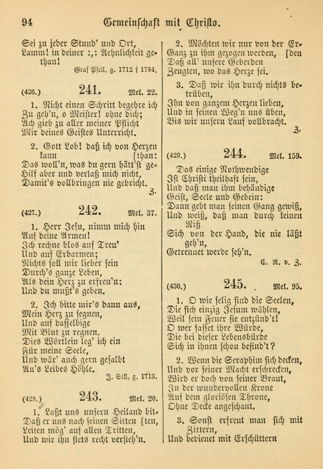 Gesangbuch der Evangelischen Brüdergemeinen in Nord Amerika (Neue vermehrte Aufl.) page 218