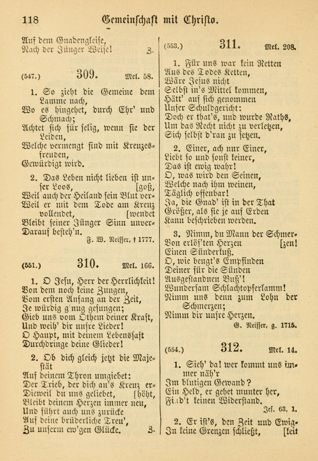Gesangbuch der Evangelischen Brüdergemeinen in Nord Amerika (Neue vermehrte Aufl.) page 242