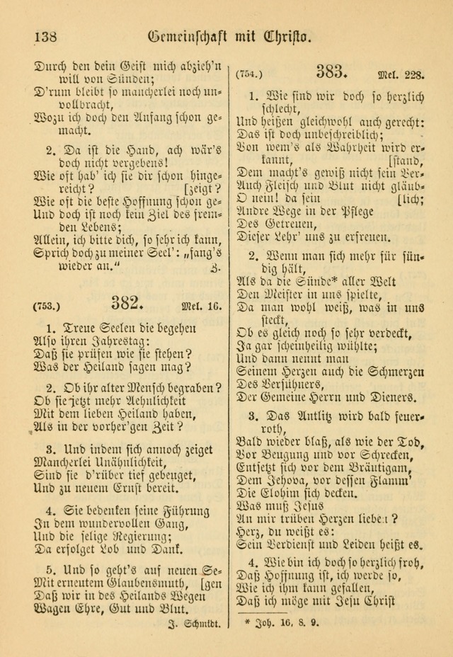 Gesangbuch der Evangelischen Brüdergemeinen in Nord Amerika (Neue vermehrte Aufl.) page 262