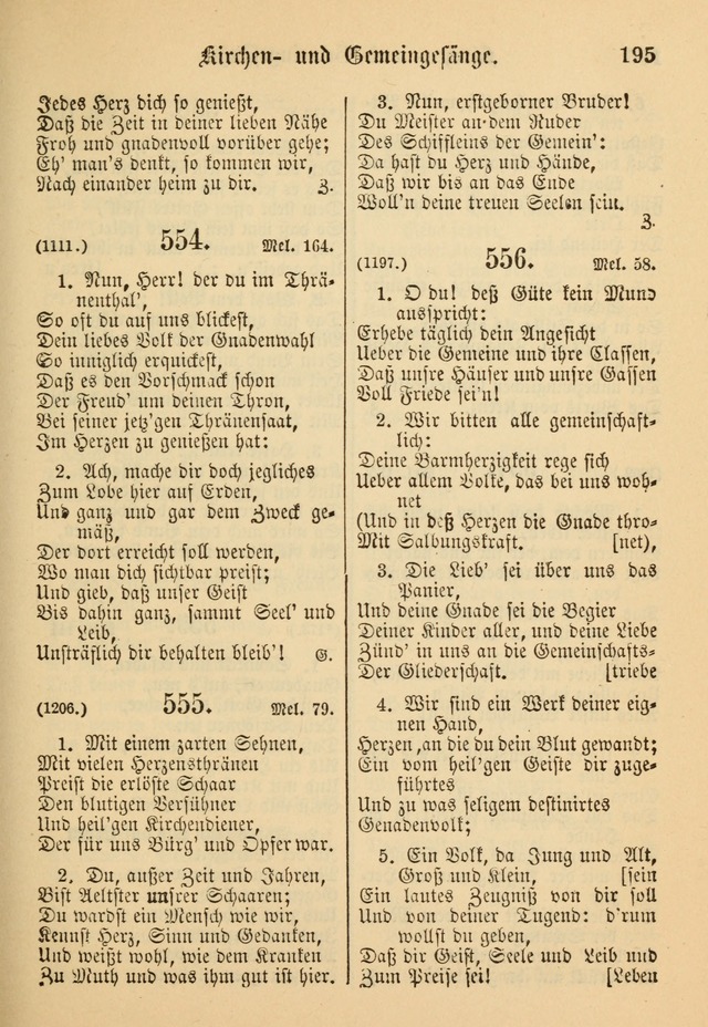Gesangbuch der Evangelischen Brüdergemeinen in Nord Amerika (Neue vermehrte Aufl.) page 319
