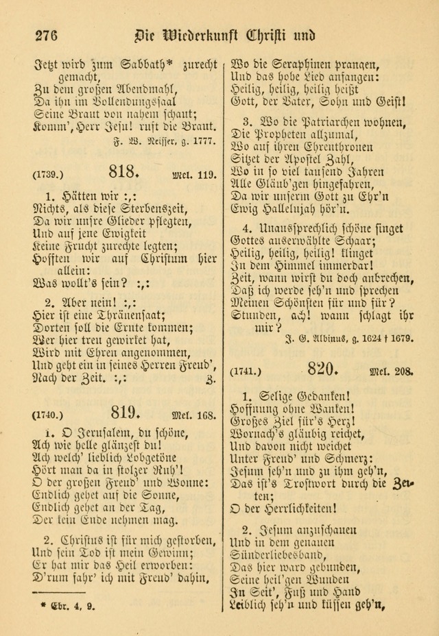 Gesangbuch der Evangelischen Brüdergemeinen in Nord Amerika (Neue vermehrte Aufl.) page 400