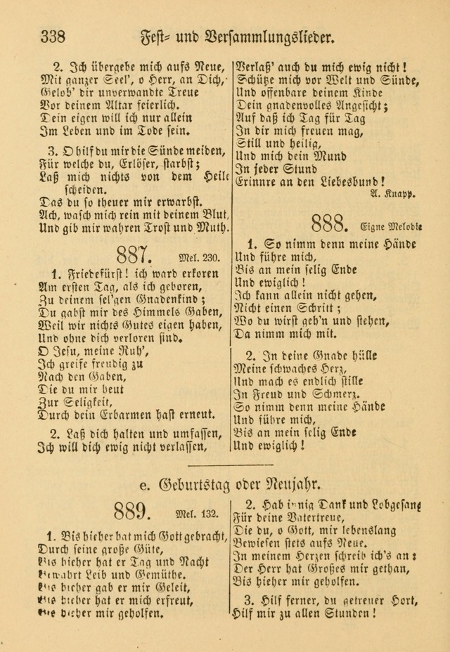 Gesangbuch der Evangelischen Brüdergemeinen in Nord Amerika (Neue vermehrte Aufl.) page 462