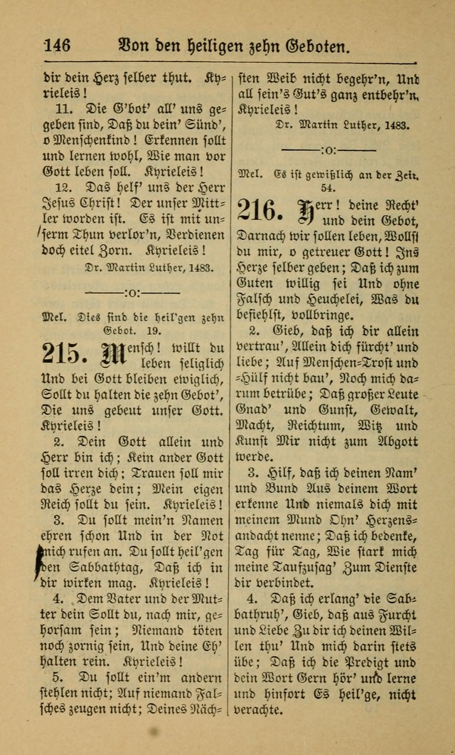 Gesangbuch für Gemeinden des Evangelisch-Lutherischen Bekenntnisses (14th ed.) page 146
