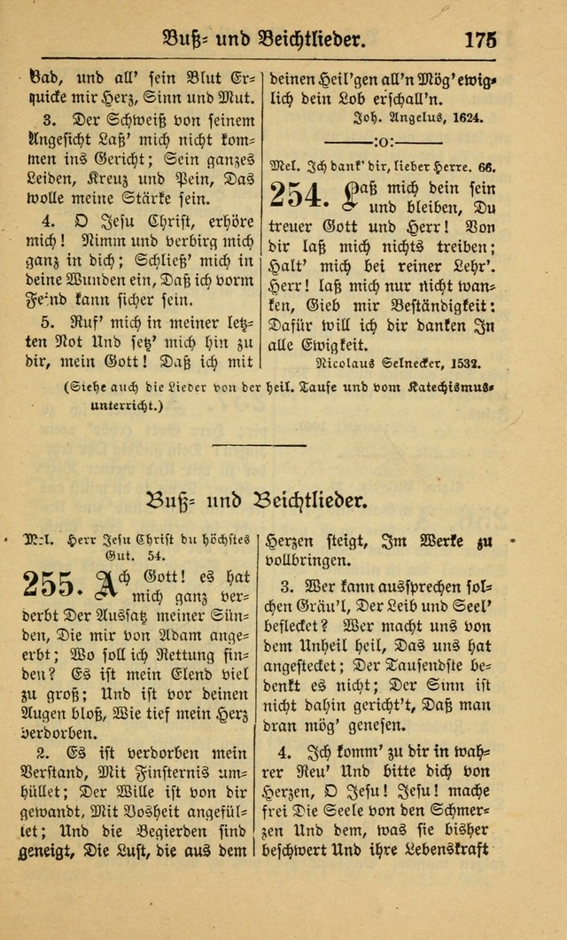 Gesangbuch für Gemeinden des Evangelisch-Lutherischen Bekenntnisses (14th ed.) page 175