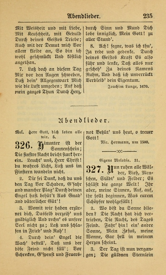 Gesangbuch für Gemeinden des Evangelisch-Lutherischen Bekenntnisses (14th ed.) page 235