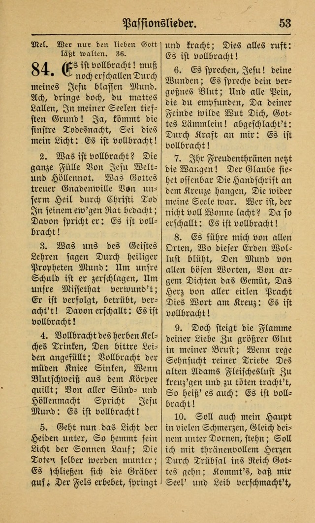 Gesangbuch für Gemeinden des Evangelisch-Lutherischen Bekenntnisses (14th ed.) page 53
