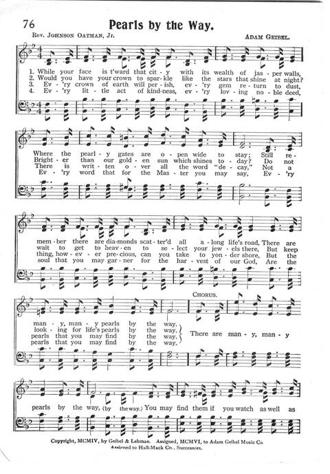 Glad Gospel Songs page 71