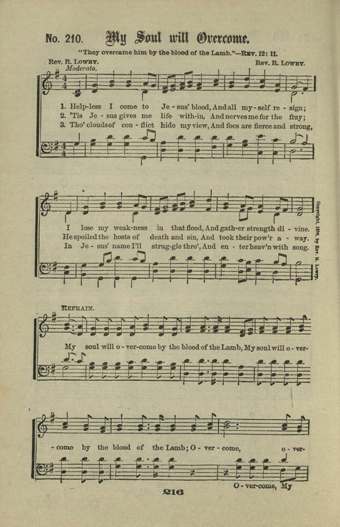 Gospel Hymns Nos. 1 to 6 page 216
