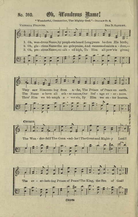 Gospel Hymns Nos. 1 to 6 page 318