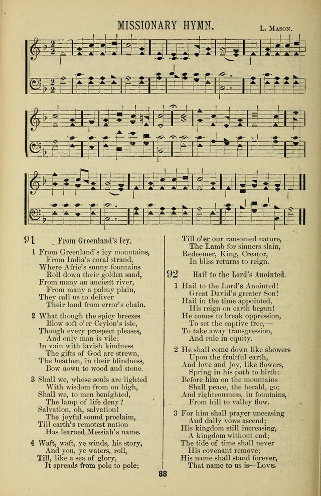 Gospel Hosannas: A Choice Collection of Hymns and Tunes for use in Evangelistic, Brotherhood and Mission Meetings, Sunday School, Etc. page 88