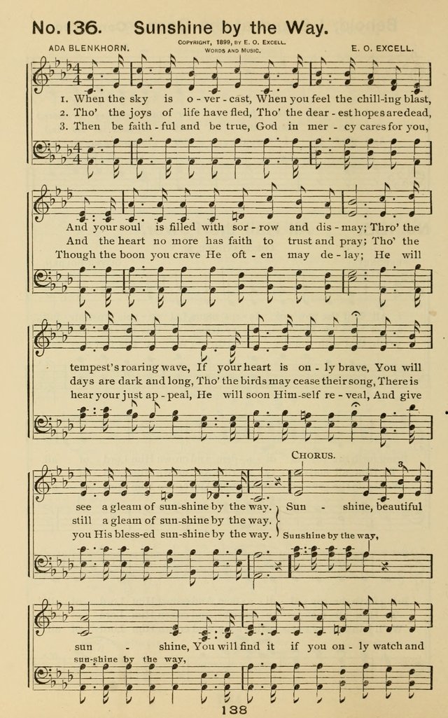 The Gospel Hymnal: for Sunday school and church work page 138