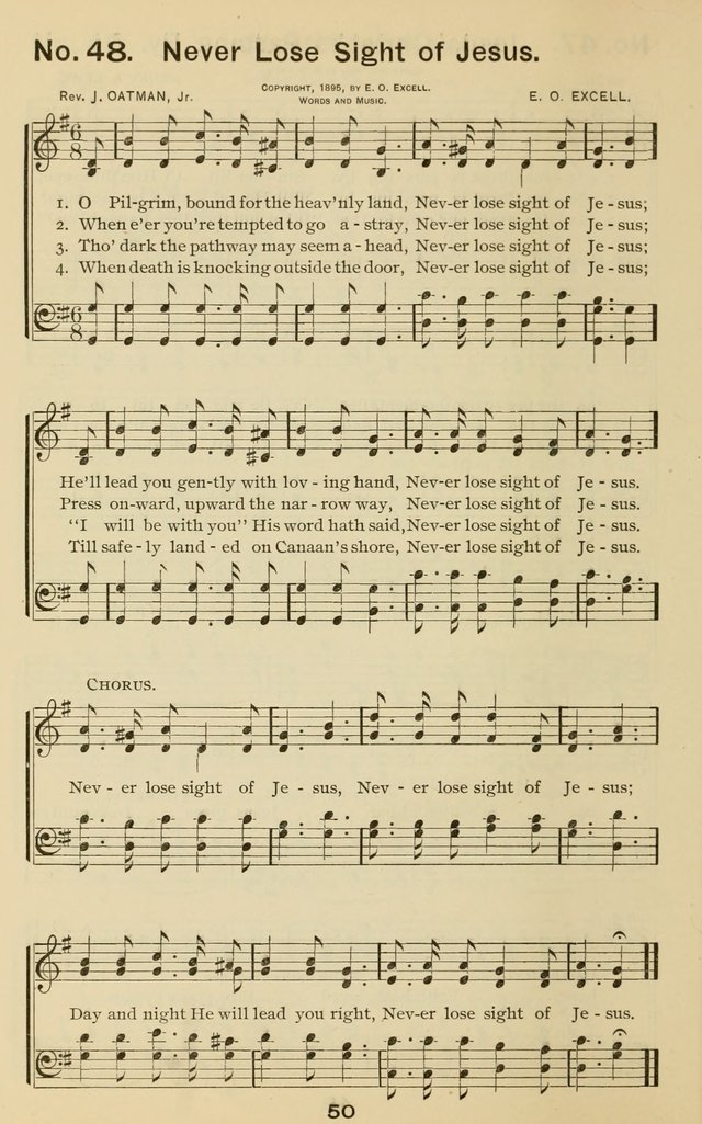 The Gospel Hymnal: for Sunday school and church work page 50