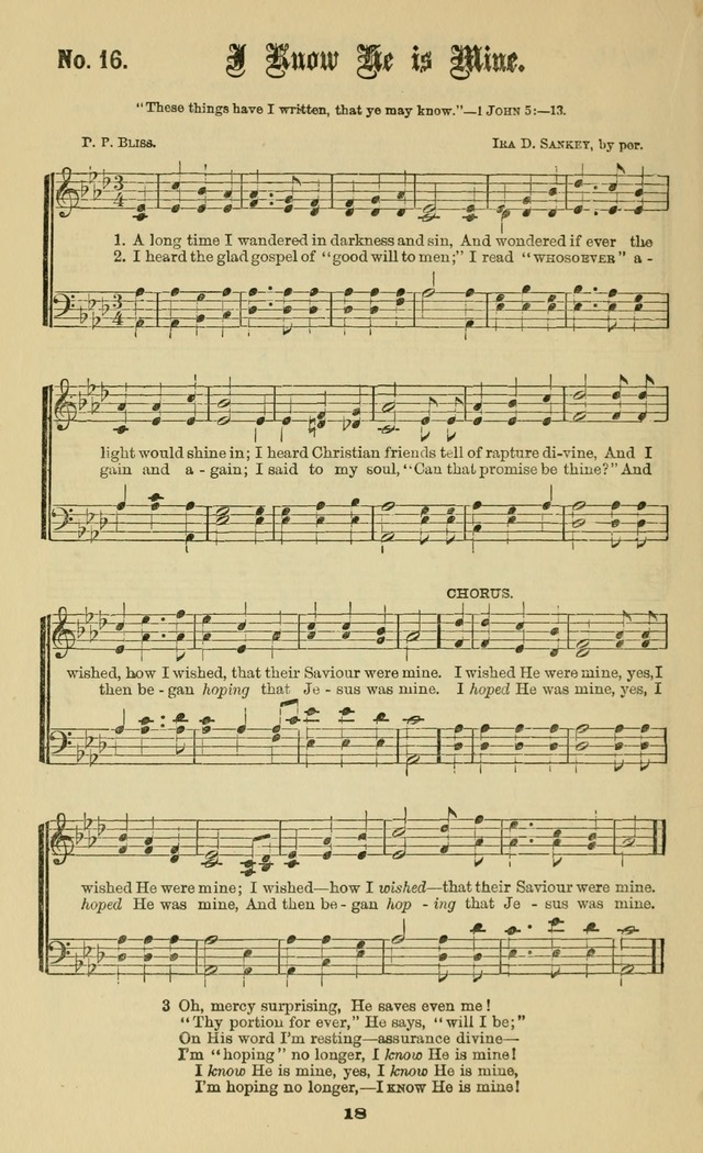 Gospel Hymns No. 2: as used by them in gospel meetings page 18