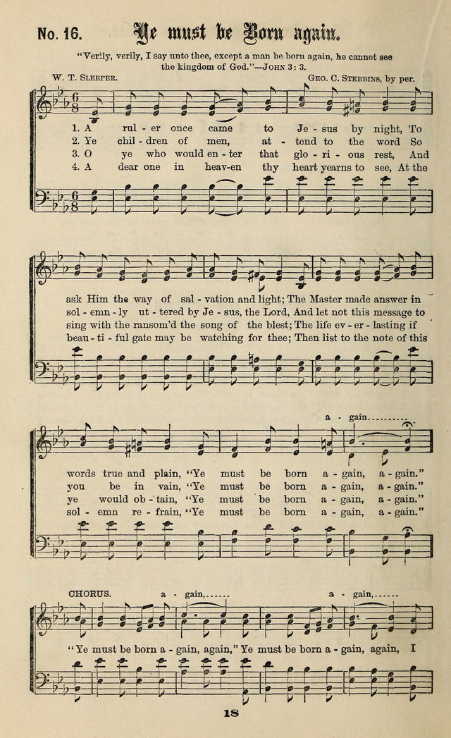 Gospel Hymns No. 3 page 16