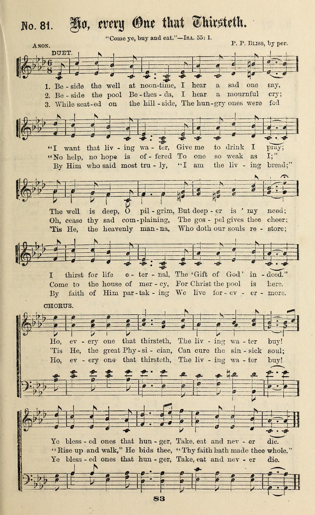 Gospel Hymns No. 3 page 81