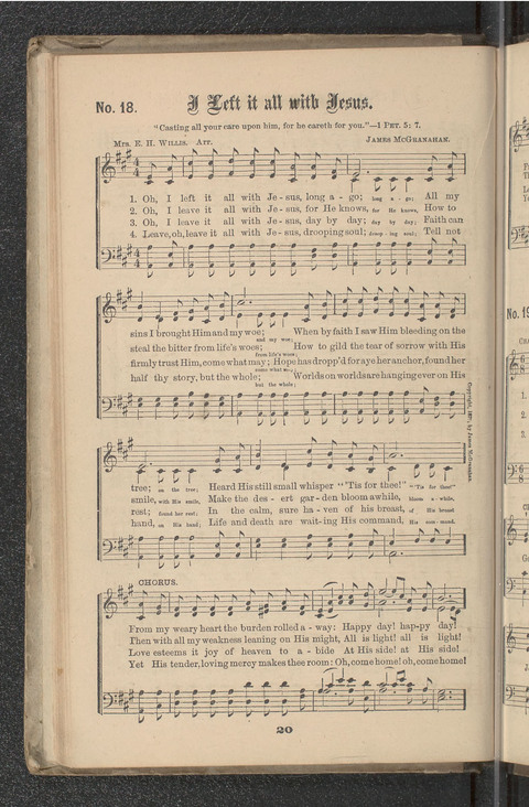 Gospel Hymns No. 4 page 20