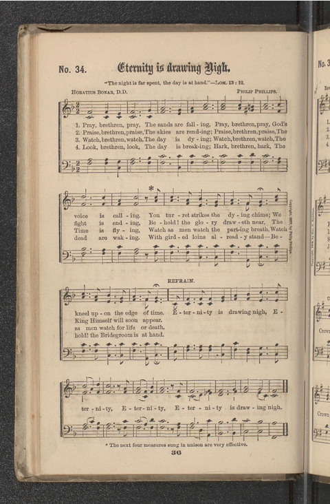 Gospel Hymns No. 4 page 36
