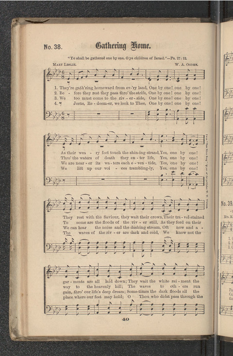Gospel Hymns No. 4 page 40