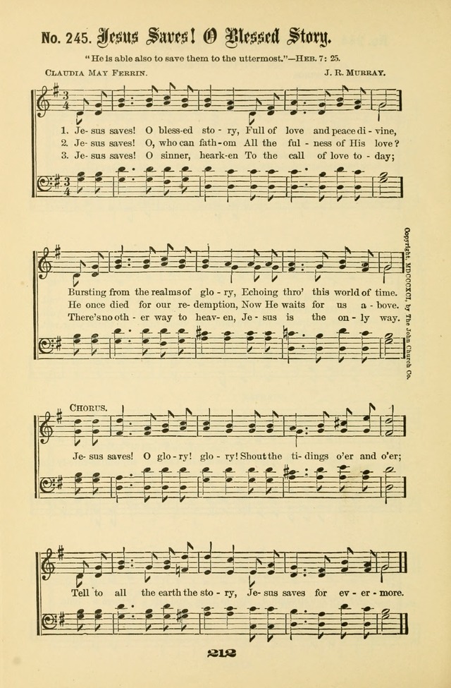 Gospel Hymns Nos. 5 and 6 Combined: for use in gospel meetings and other religious services page 219