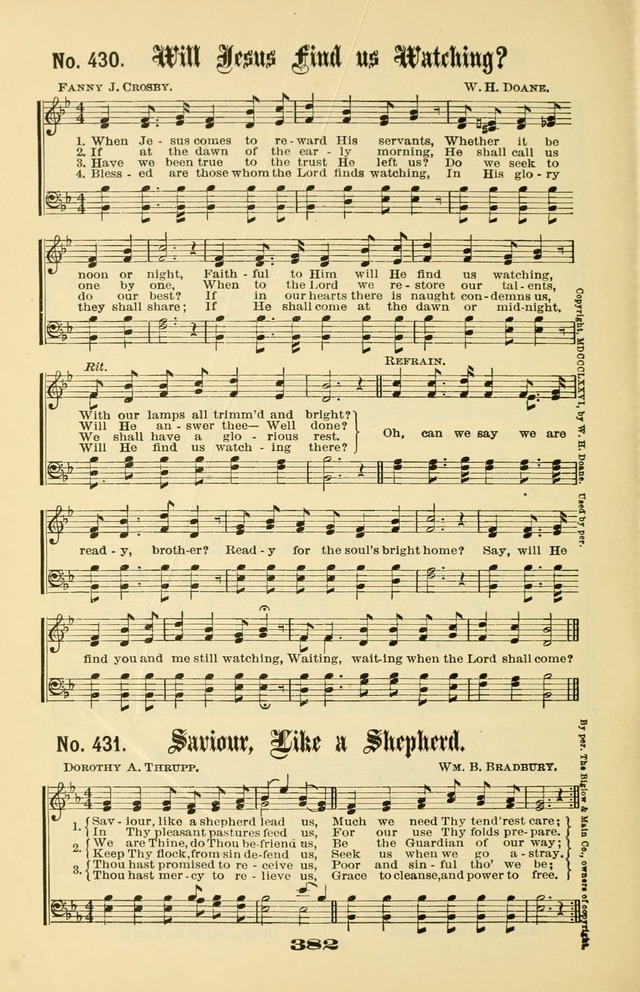 Gospel Hymns Nos. 5 and 6 Combined: for use in gospel meetings and other religious services page 389