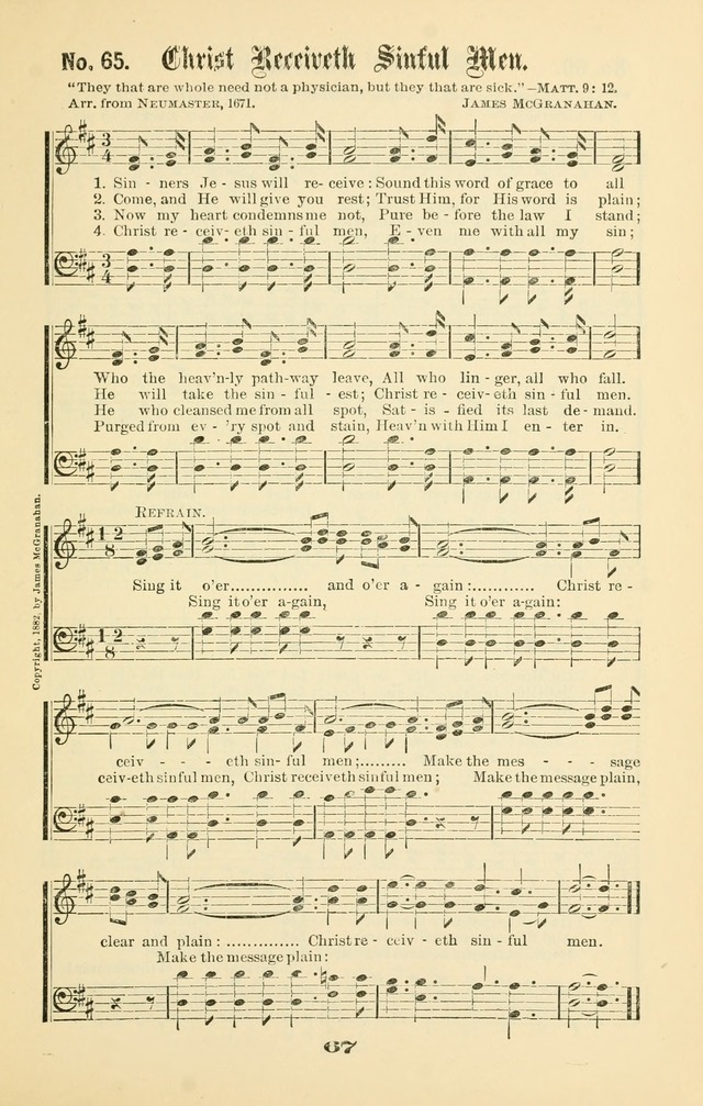 Gospel Hymns Nos. 5 and 6 Combined: for use in gospel meetings and other religious services page 74