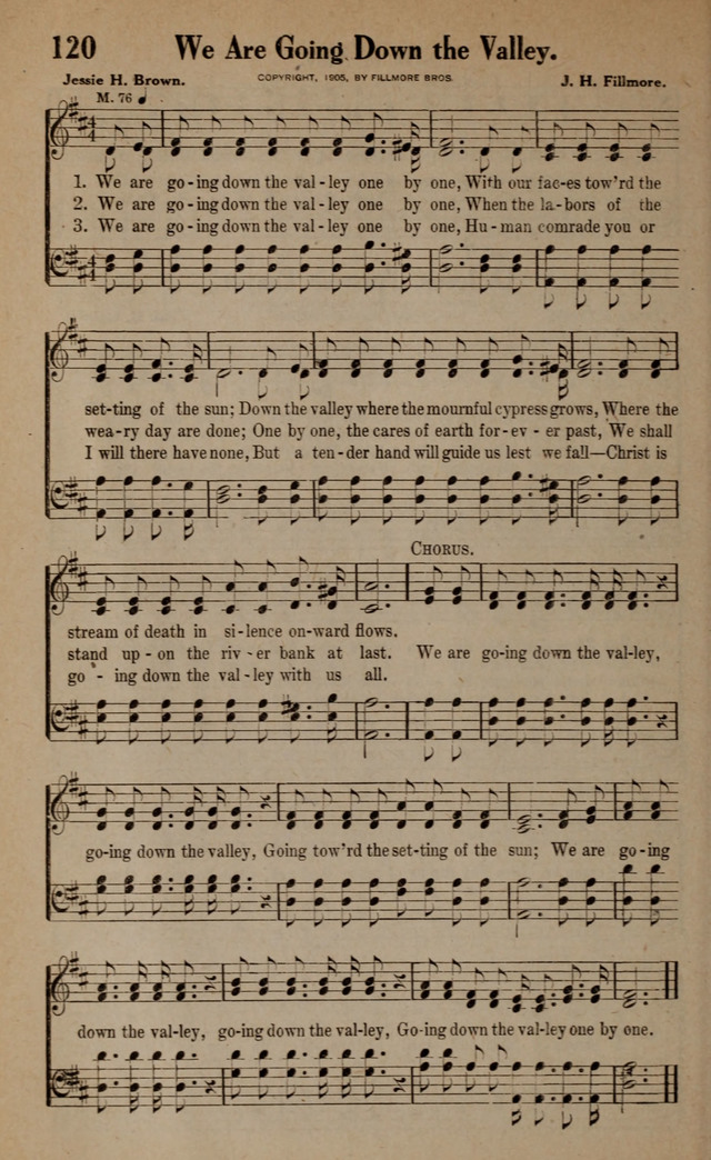 Gospel Hymns and Songs: for the Church, Sunday School and Evangelistic Services page 120
