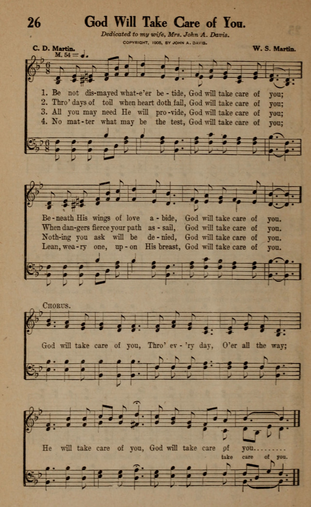 Gospel Hymns and Songs: for the Church, Sunday School and Evangelistic Services page 26