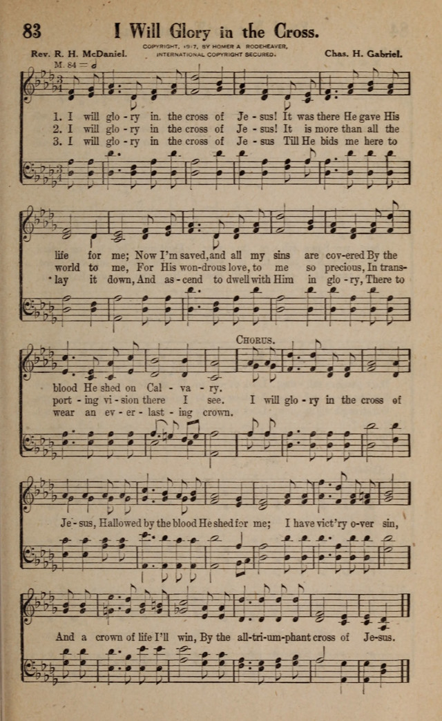 Gospel Hymns and Songs: for the Church, Sunday School and Evangelistic Services page 83