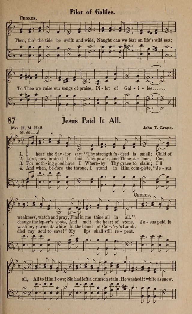 Gospel Hymns and Songs: for the Church, Sunday School and Evangelistic Services page 87