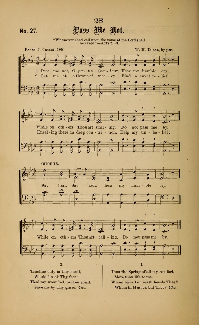 Gospel Hymns and Sacred Songs: as used by them in gospel meetings page 28