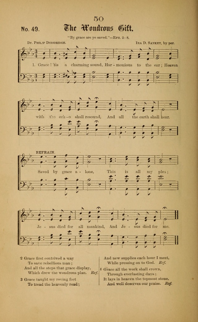 Gospel Hymns and Sacred Songs: as used by them in gospel meetings page 50