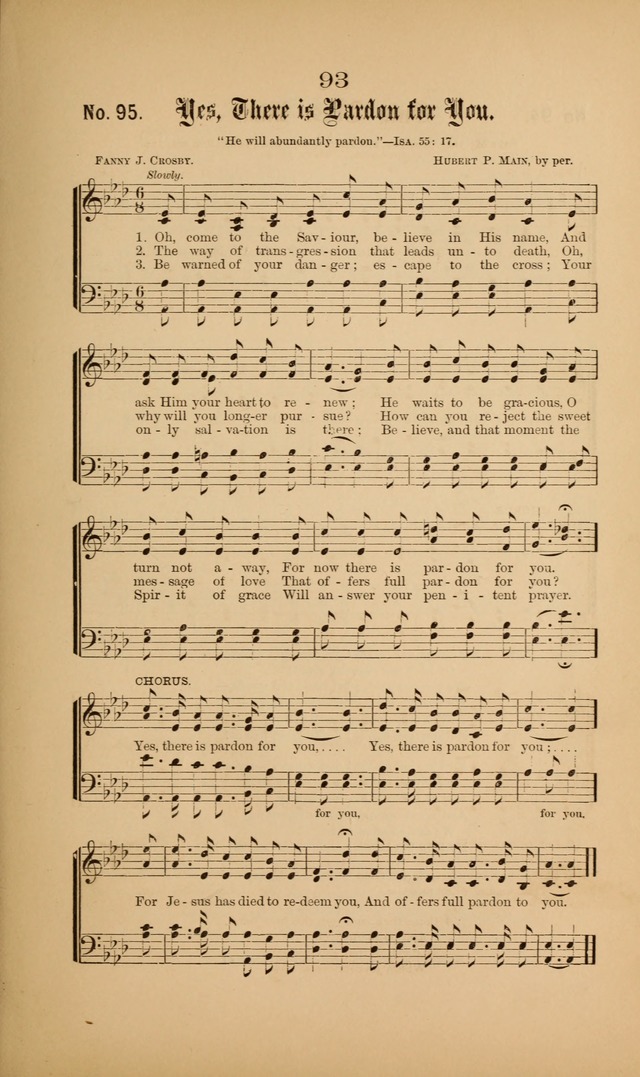 Gospel Hymns and Sacred Songs: as used by them in gospel meetings page 93