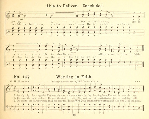 Gathered Jewels No. 2: a collection of Sunday school hymns and tunes by our best composers especially adapted to the international sunday school lessons page 149
