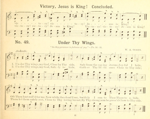 Gathered Jewels No. 2: a collection of Sunday school hymns and tunes by our best composers especially adapted to the international sunday school lessons page 51