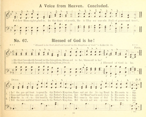 Gathered Jewels No. 2: a collection of Sunday school hymns and tunes by our best composers especially adapted to the international sunday school lessons page 69