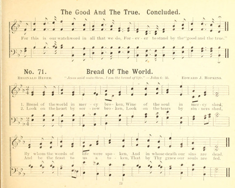 Gathered Jewels No. 2: a collection of Sunday school hymns and tunes by our best composers especially adapted to the international sunday school lessons page 73