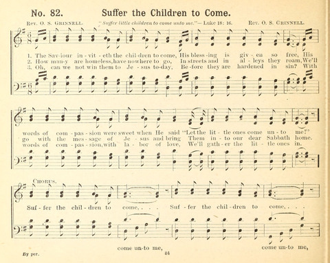 Gathered Jewels No. 2: a collection of Sunday school hymns and tunes by our best composers especially adapted to the international sunday school lessons page 84