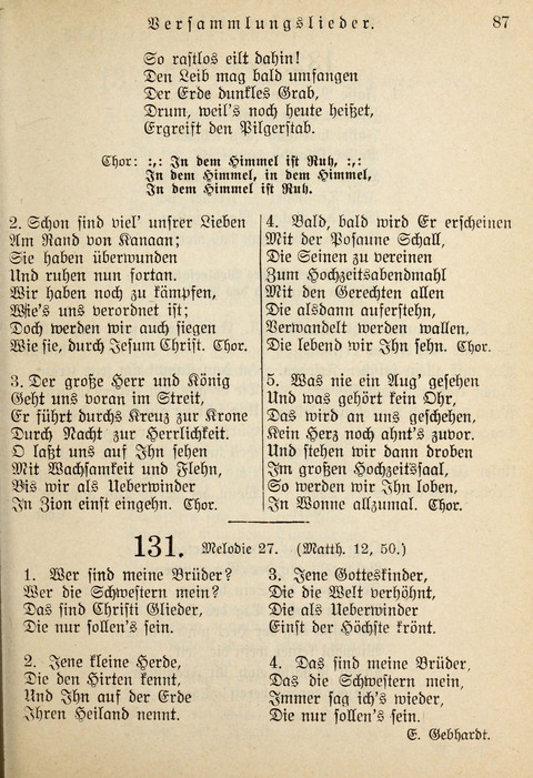Gemeinschafts-Lieder. 7th ed. page 85
