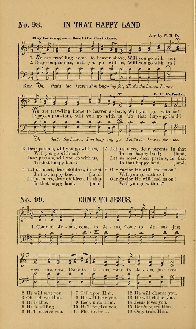 Gospel Music : A Choice Collection of Hymns and Melodies New and Old for Gospel, Revival, Prayer and Social Meetings, Family Worship, etc.  page 90