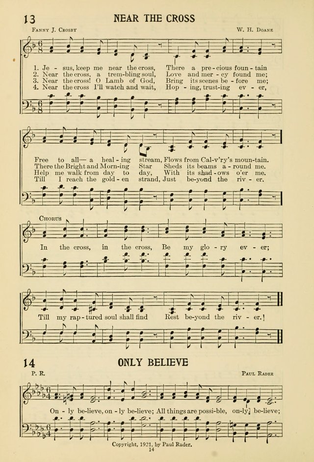 Gospel Melodies and Evangelistic Hymns page 14