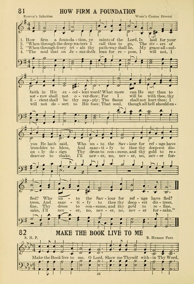 Gospel Melodies and Evangelistic Hymns page 66