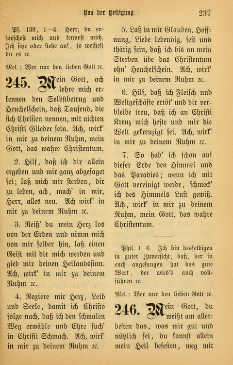 Gesangbuch in Mennoniten-Gemeinden in Kirche und Haus (4th ed.) page 237