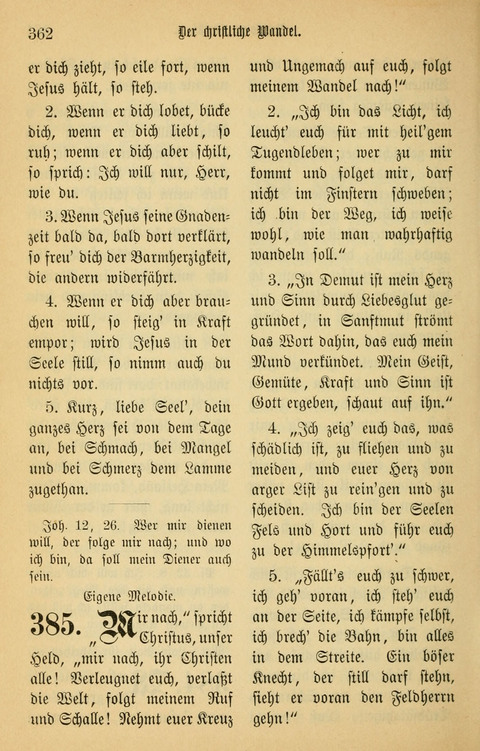 Gesangbuch in Mennoniten-Gemeinden in Kirche und Haus (4th ed.) page 362