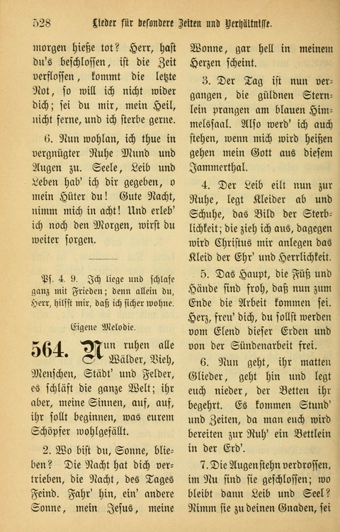 Gesangbuch in Mennoniten-Gemeinden in Kirche und Haus (4th ed.) page 528