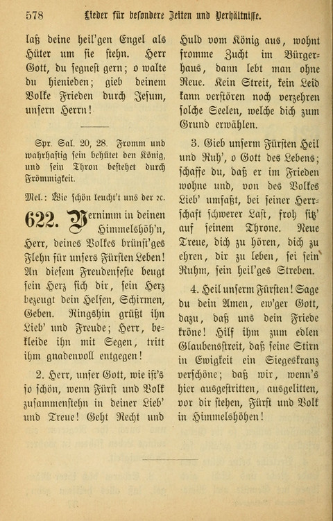 Gesangbuch in Mennoniten-Gemeinden in Kirche und Haus (4th ed.) page 578