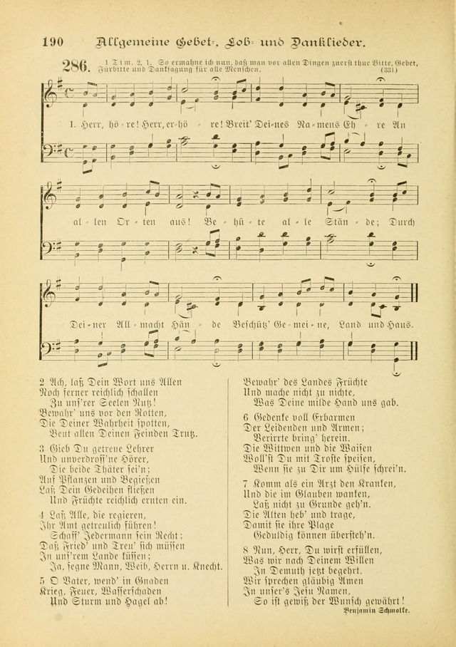 Gesangbuch mit Noten: herausgegeben von der Allgemeinen Conferenz der Mennoniten von Nord-Amerika (3rd. Aufl.) page 190