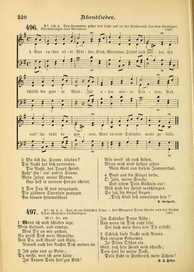 Gesangbuch mit Noten: herausgegeben von der Allgemeinen Conferenz der Mennoniten von Nord-Amerika (3rd. Aufl.) page 330