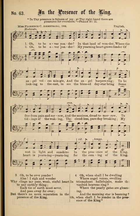 Gospel Melodies New and Old: For use in the Universalist Church page 63