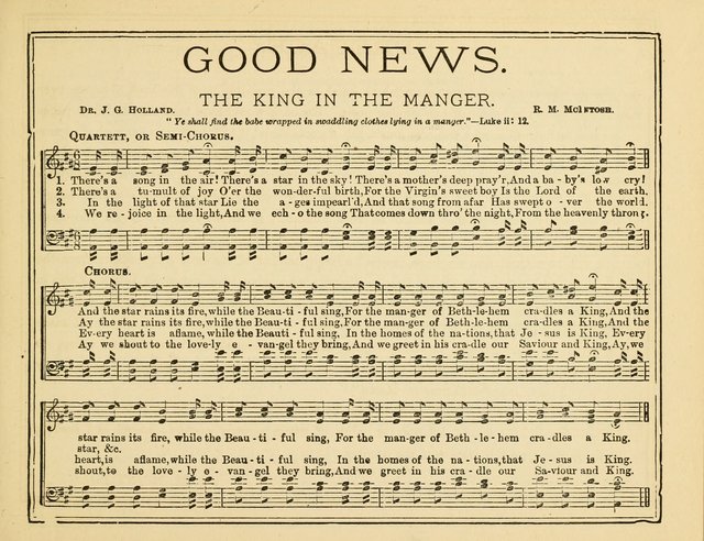 Good News: or songs and tunes for Sunday schools, Christian associations, and special meetings page 1