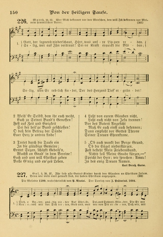Gesangbuch mit Noten: herausgegeben von der Allgemeinen Conferenz der Mennoniten von Nord-Amerika page 150